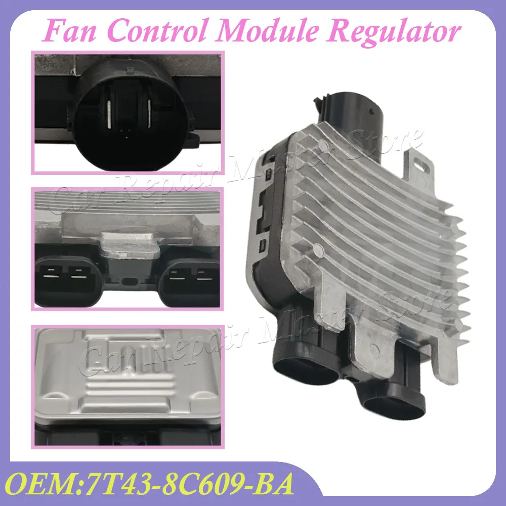 For Volvo S60 V60 S80 V70 XC60 XC70 For LAND ROVER Freelander 2 7T43-8C609-BA Heater Blower Cooling Fan Radiator Control Module