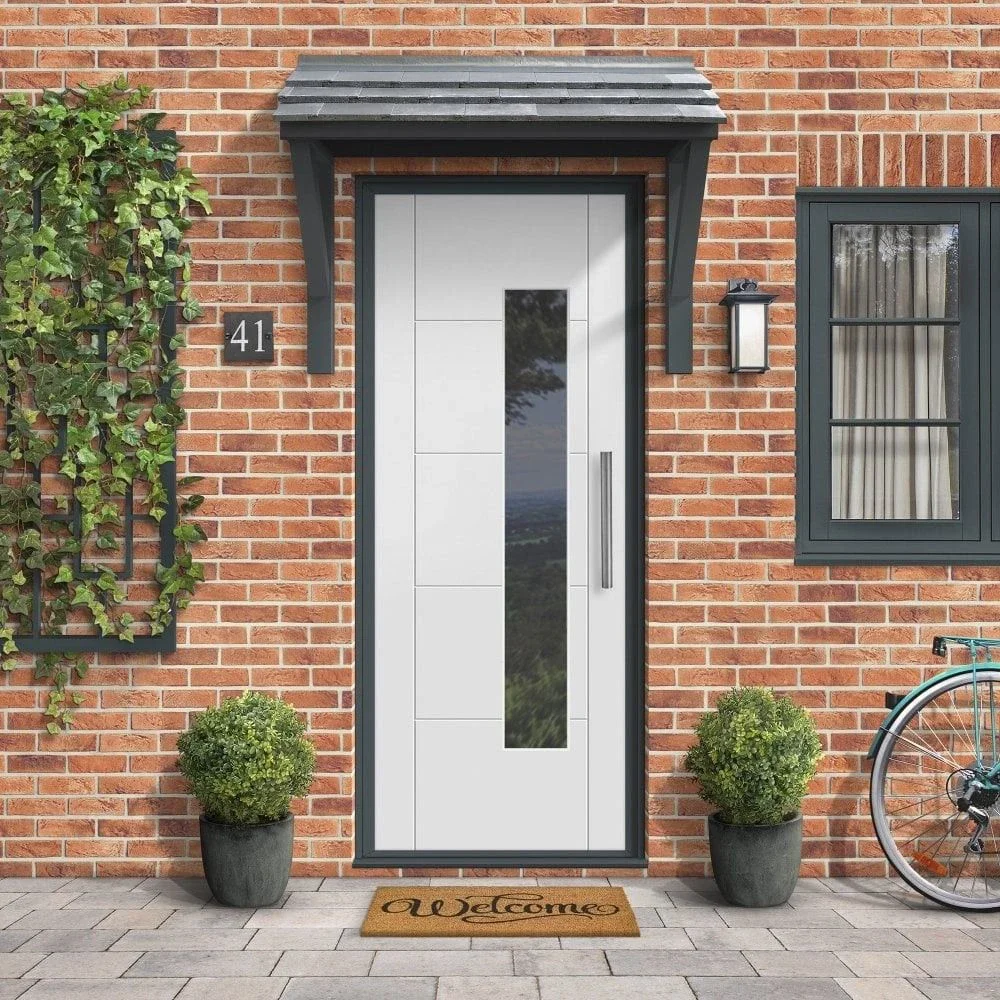 *IW% Entrance Door Swing Security Gate Residential Entry Doors Casement Exterior Front Pivot Door Aluminum Home Decor Custom