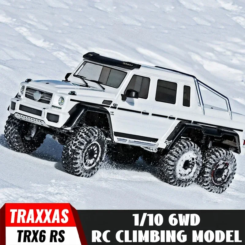 TRAXXAS TRX6 G63 1/10 RC Model samochodu Big G 6x6 z napędem na sześć kół elektryczny pilot do wspinaczki terenowej Model 88096-4 zabawki dla