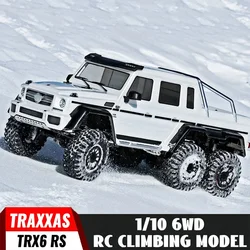 TRAXXAS TRX6 G63 1/10 RC Model samochodu Big G 6x6 z napędem na sześć kół elektryczny pilot do wspinaczki terenowej Model 88096-4 zabawki dla dorosłych