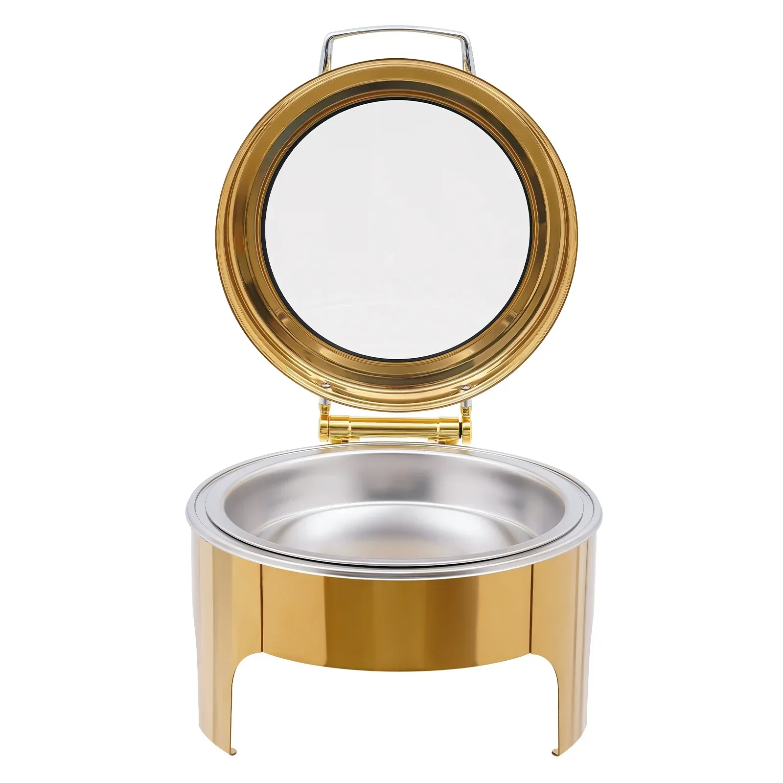 Gold 6L Stainless Chafing Dish Buffet Warmer Chafing Dish Buffet Server and Warmer - view 5
