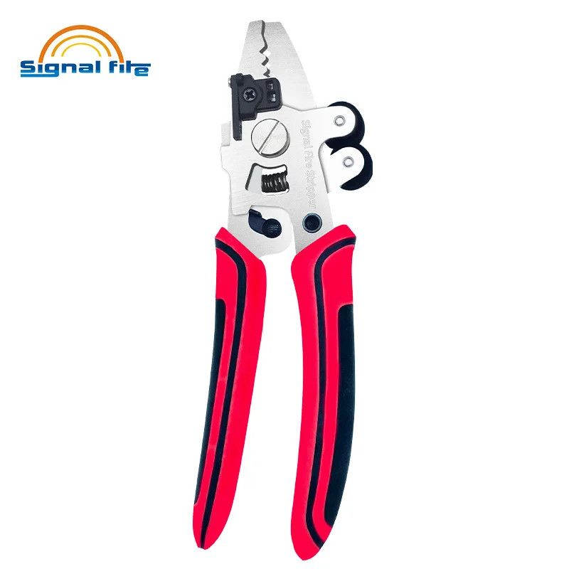 New Model Signal Fire New 9 In1 Multifunctional Optical Fiber Stripper OFS-04 Scissors 3 Miller Pliers Leather Wire Stripper