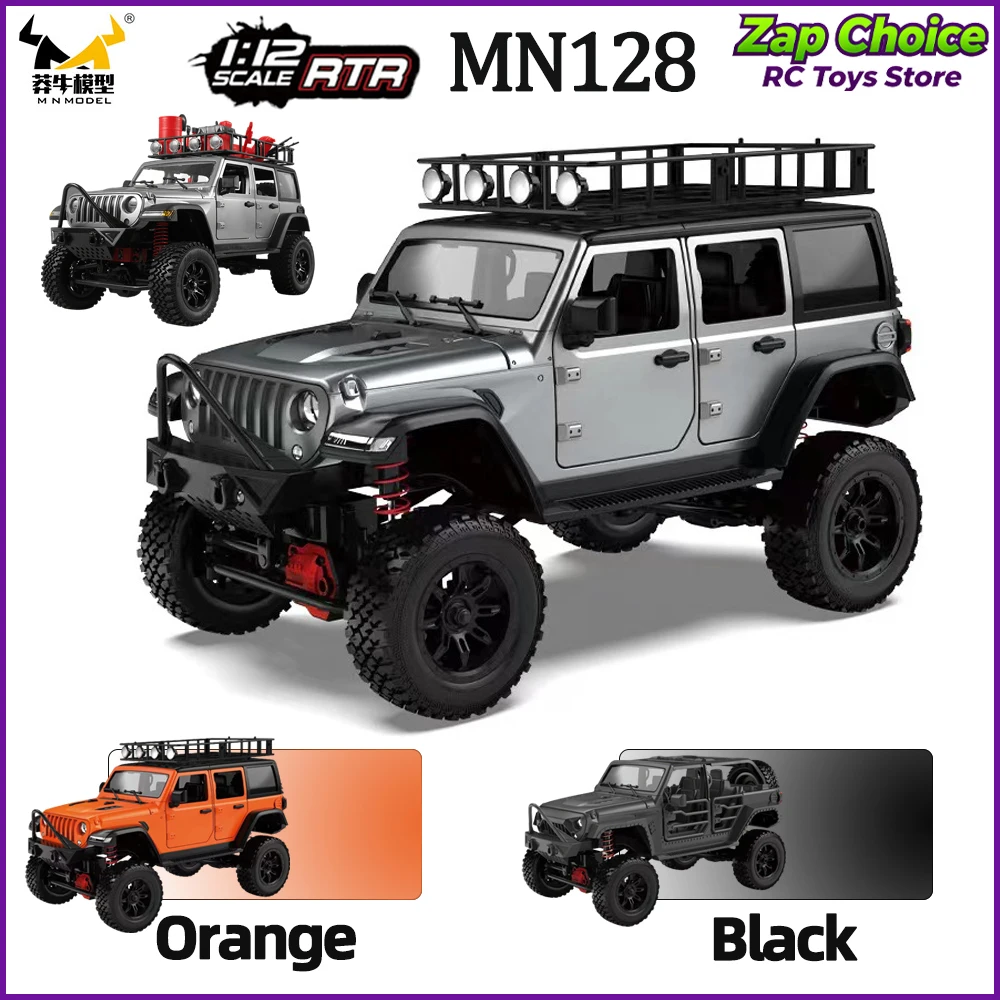 Mangniu MN128 1/12 High Torque Motor 4WD Electric RC Off-Road Rock Climbing Truck Anti-Slip Tires 2.4G Toy Gift for Boy Adult