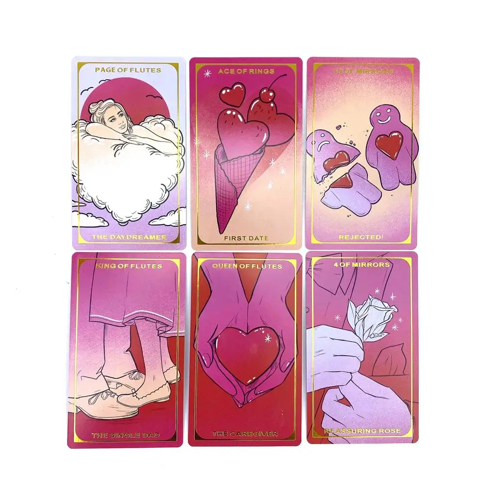 The Final Rose Tarot Board Game Fortune Telling Game Portable Tarot Cards Set For Tarot Cards Lovers Partty Game Favor