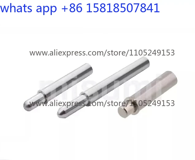 

Small diameter flat head spring plunger cylindrical pin round head spring positioning pin ball head
