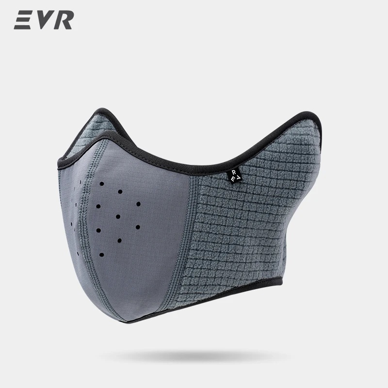 EVR Winterfietsmasker Warm en winddicht Heren en dames Verdikte gezichtsbescherming Gehoorbescherming 3D-masker