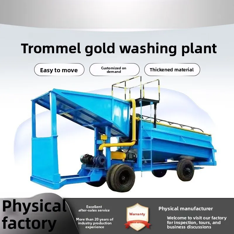 Trommel Screen Truck, Selection Machine, Mobile Equipment, Alluvial Gold Washing And Prospecting Machine