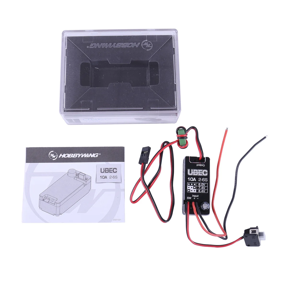 Hobbywing small car 10A-UBEC 2~ 6S metal shell full waterproof 6/7.4/8.4V