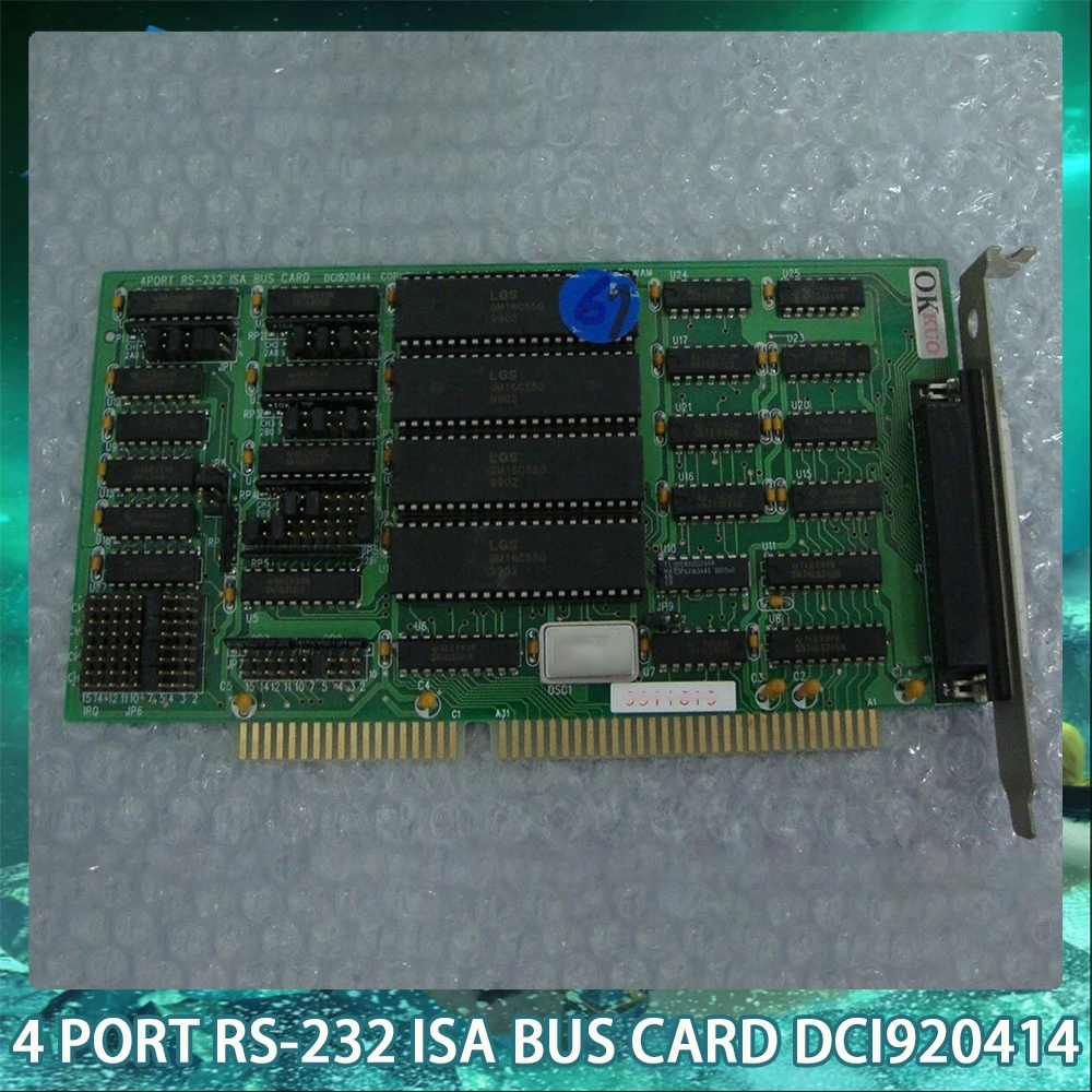 DCI920414 For Decision Computer 4 PORT RS-232 ISA BUS CARD