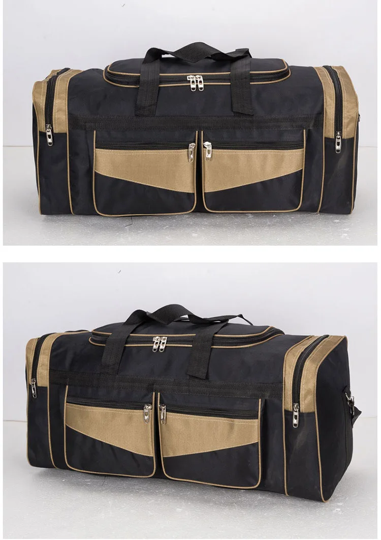 Große Gepäck-Reisetasche, Camping, Fitnessstudio, Fitness, Handtaschen für Damen und Herren, Outdoor-Sport, Schulteraufbewahrung, Reisetasche für große Entfernungen, 90 l – Detail 10
