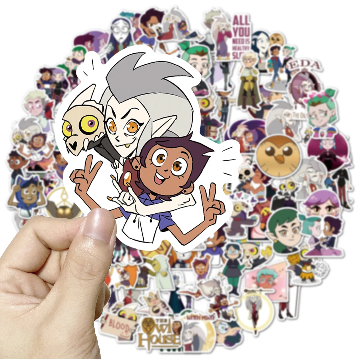 10/50/100Pcs Disney a Coruja Casa Adesivos Hunter Vee Raine Decal Dos Desenhos Animados Anime Crianças Adesivos Graffiti Skate Guitarra Laptop