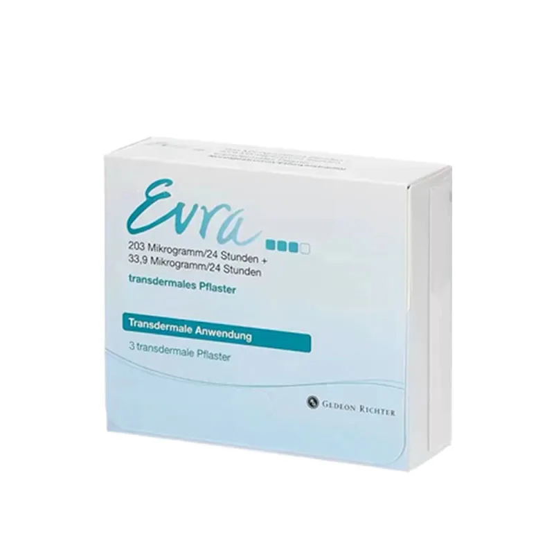 German Original Evra Female Patches Gentle And Non Irritating 3Pcs/Box