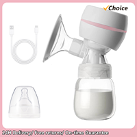 Portable Electric Breast Pump Breast Pump with LED Screen Milk Puller for Breastfeeding Low Noise 180ml Milk Bottle BPA-free