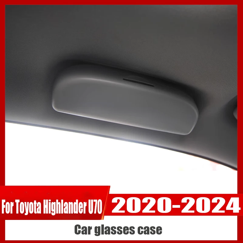 For Toyota Highlander U70 2020 2021 2022 2023 2024 Automobile Car glasses case sunglasses glasses case