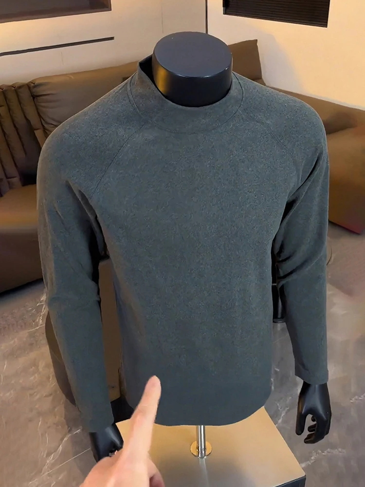 

Двусторонняя немецкая бархатная мужская футболка Long Sve на подкладке Fitn, спортивная внутренняя одежда, дышащая, мягкая, удобная