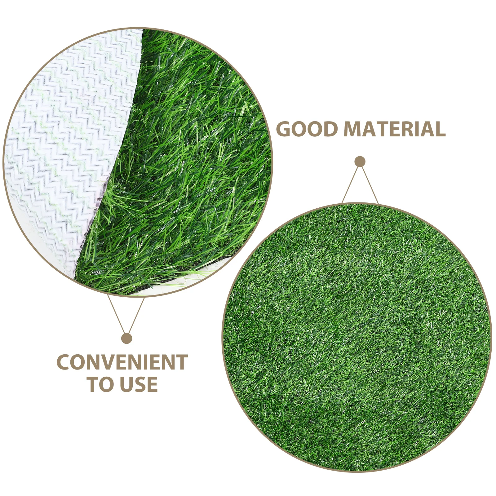 

Green Artificial Mat Round Fake Grass Turf Placemat For Table Decor Outdoor Patio Dining Room Simulation Grass Rug