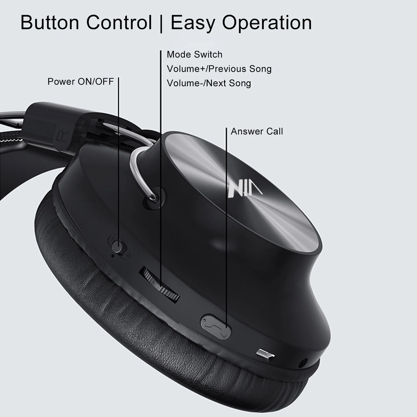 نيا S4000 طوي على الأذن الموسيقى سماعة لاسلكية بلوتوث سماعات مع مايكروفون ستيريو الموسيقى سماعة 3.5 مللي متر AUX في راديو FM