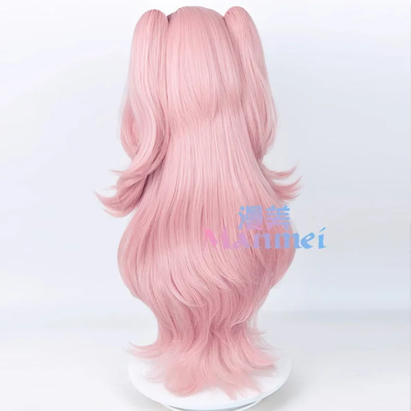 Zenless Zone Zero Nicole Demara Game parrucca Cosplay 80CM capelli sintetici resistenti rosa per donna uomo Halloween Carnival Party puntelli