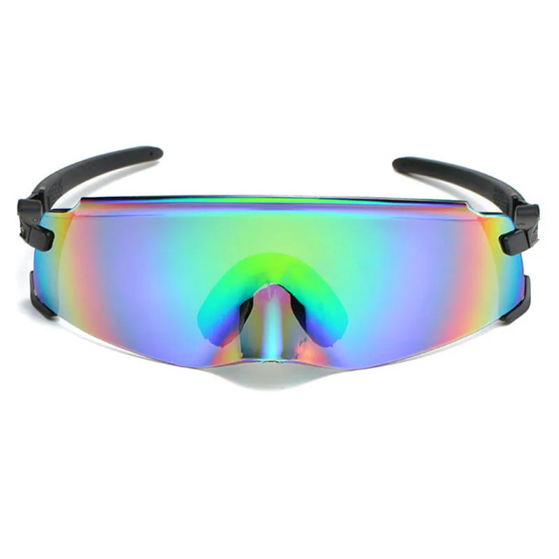 Vintage Half Frame Mirror occhiali da sole uomo donna Brand Driving Sports Goggle Design occhiali da sole oversize occhiali da sole da uomo