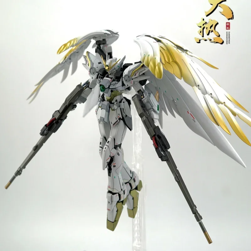 In Stock: Bandai MG Wing  Zero Custom EW VER. KA Card Edition  G D  Model Snow White Princess in Box