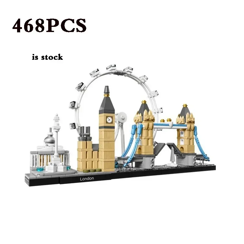 

City Landmark London 21034 Skyline Model Building Toy Building Blocks Street View Toy Kids Toy Birthday Gift Christmas Gift DIY