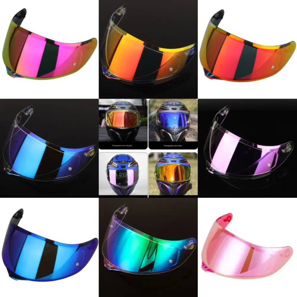 Windproof Helmet Visor Mirrored Scratch-resistant Visor Accessories Day&Night UV Protection UV Plating Lens for K1 k3SV K5 K5S