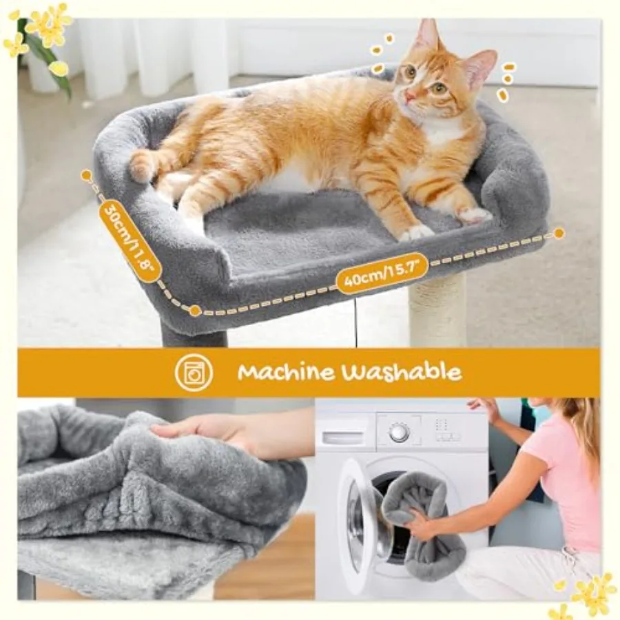 Small Cat Tree Scratcher Bed 3