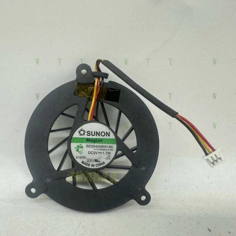H 1 PCS  FOR   SUNON Fan GC054509VH-8A DC5V 1.7W 3 pin notebook/video card cooling fan