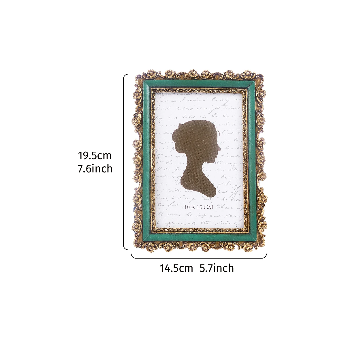 Resin Material Three-Dimensional Crabapple Pattern Photo Frame