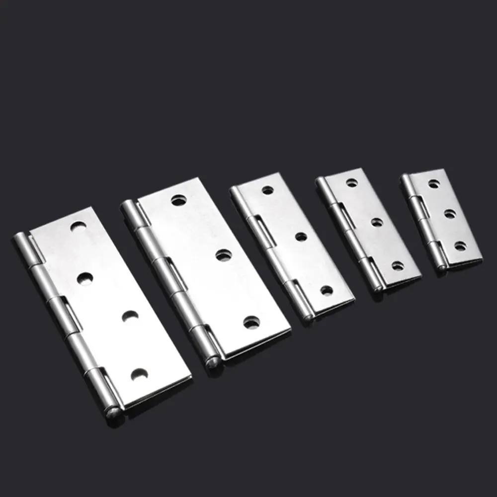 1Pcs Window Accessories Door Hinges 201 Stainless Steel 1/1.5/2/2.5/3 Inch Furniture Hardware Folding Aluminum Core Cross Hinge