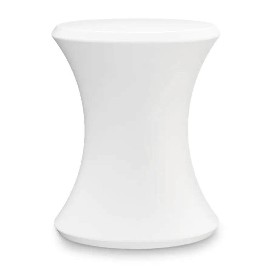 Nowoczesny stolik boczny do użytku na zewnątrz, stolik leżakujący do użytku wewnątrz basenu lub na patio, meble odporne na warunki atmosferyczne z półką na książkę, do użytku na słońcu, do 15 kg, biały