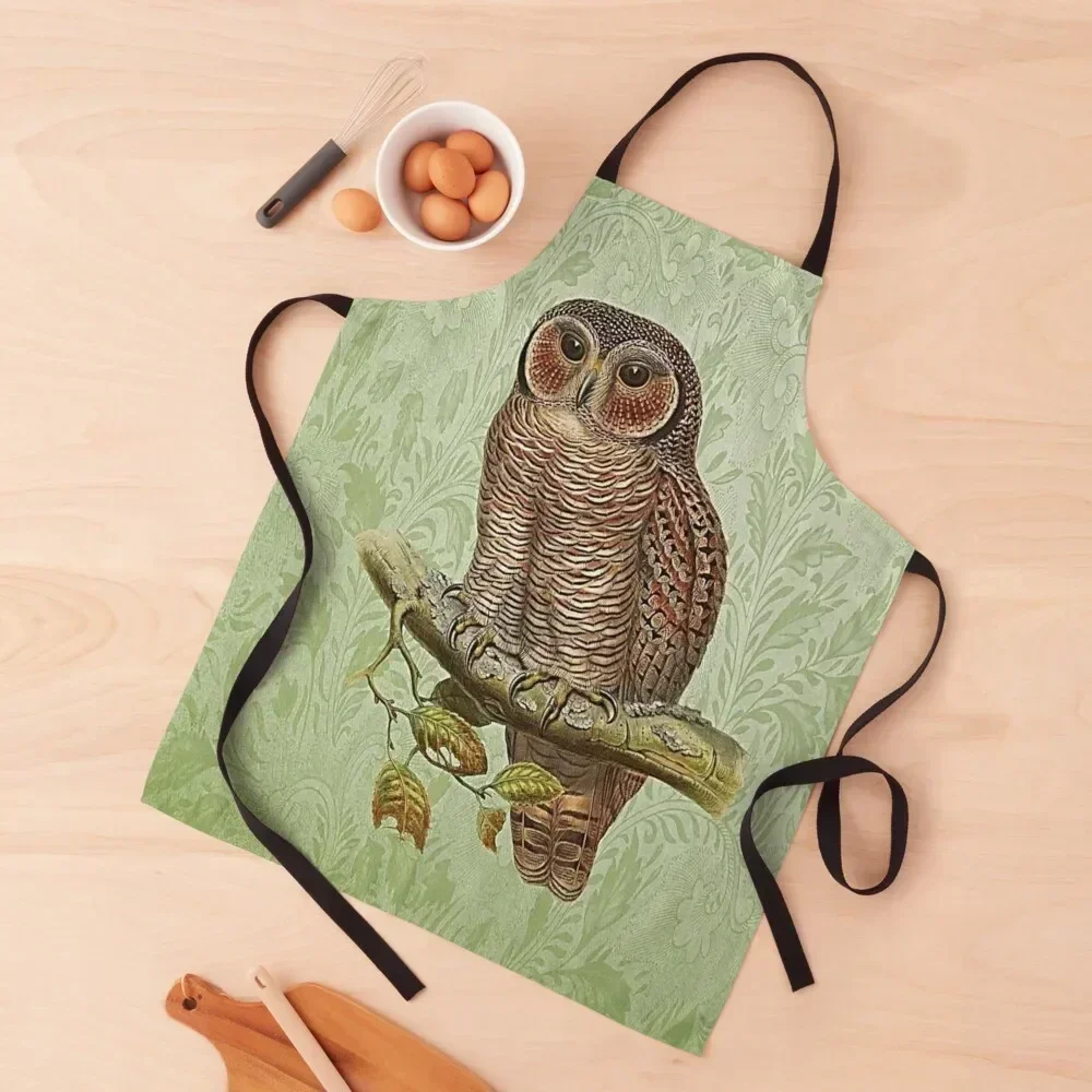 

The Wise Old Owl Apron Cute Kitchen Accessories for home useful pieces Kitchenware Ladies Apron