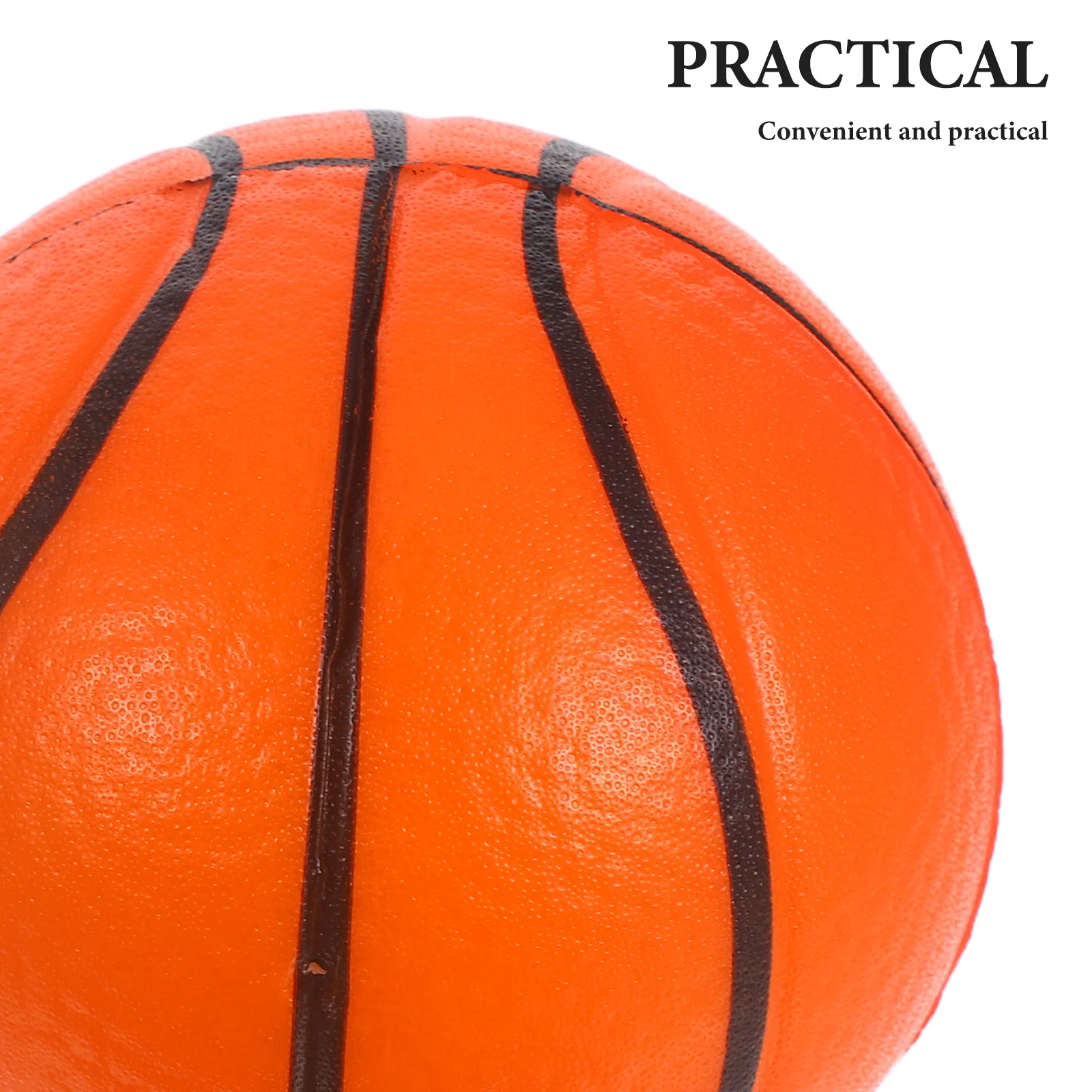 Bolas de estresse de basquete 8 peças de mini bolas de espuma PU para crianças ao ar livre jogo interno conjunto de brinquedos com aro divertido