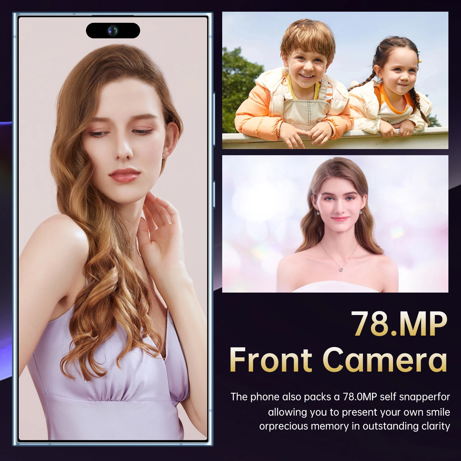 I16 Pro smartphone 7.3-inch high-definition screen 108MP+78MP 22GB+2TB Snapdragon 8 Gen 3 8000mAh dual SIM card