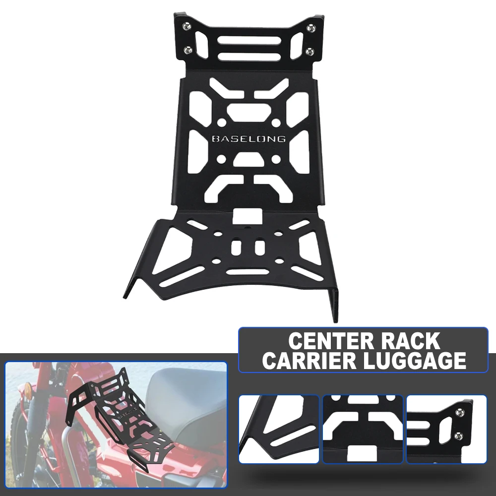 For Honda CT125 Trail 125 Hunter Cub 2021-2025 Center Rack Carrier Luggage Rack Carrier Luggage Motorcycle Support Accessory 