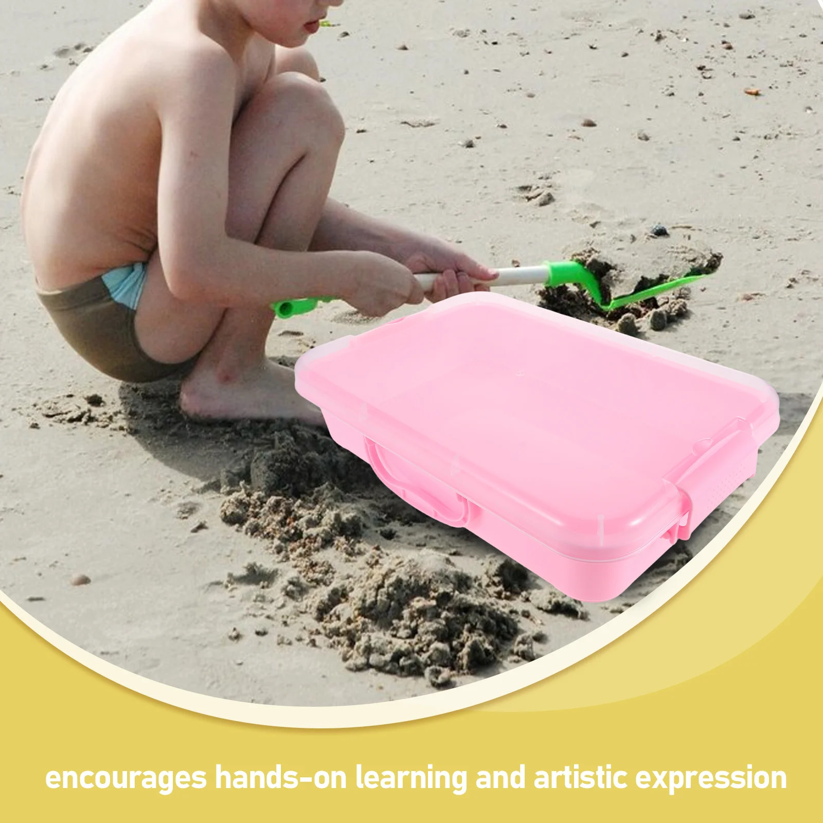 Mold Set Ultralight Clay Craft Kit For Kids Sensory Play Plastic Sandbox Tray Toddler Indoor Outdoor Activities