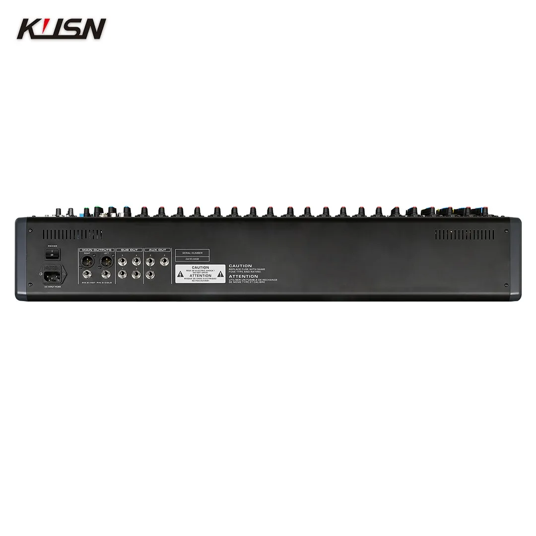 20 Channel Professional Audio Digital Mixer Mixing Console 24 DSP Mini Sound Mixer Console with Bluetooth MP3 USB