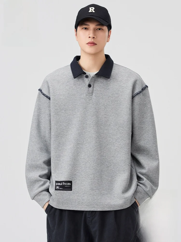 

PaulFrank American Trendy Long Sve irt Hoodie Men Autumn New Loose Casual Monkey Mouth Large Trendy Top