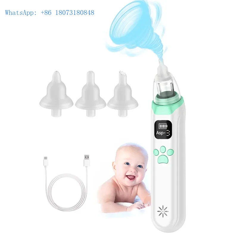 Baby Nasal Aspirator Electric Nose Cleaner 68KPA Strong Suction Electric Nasal Aspirator