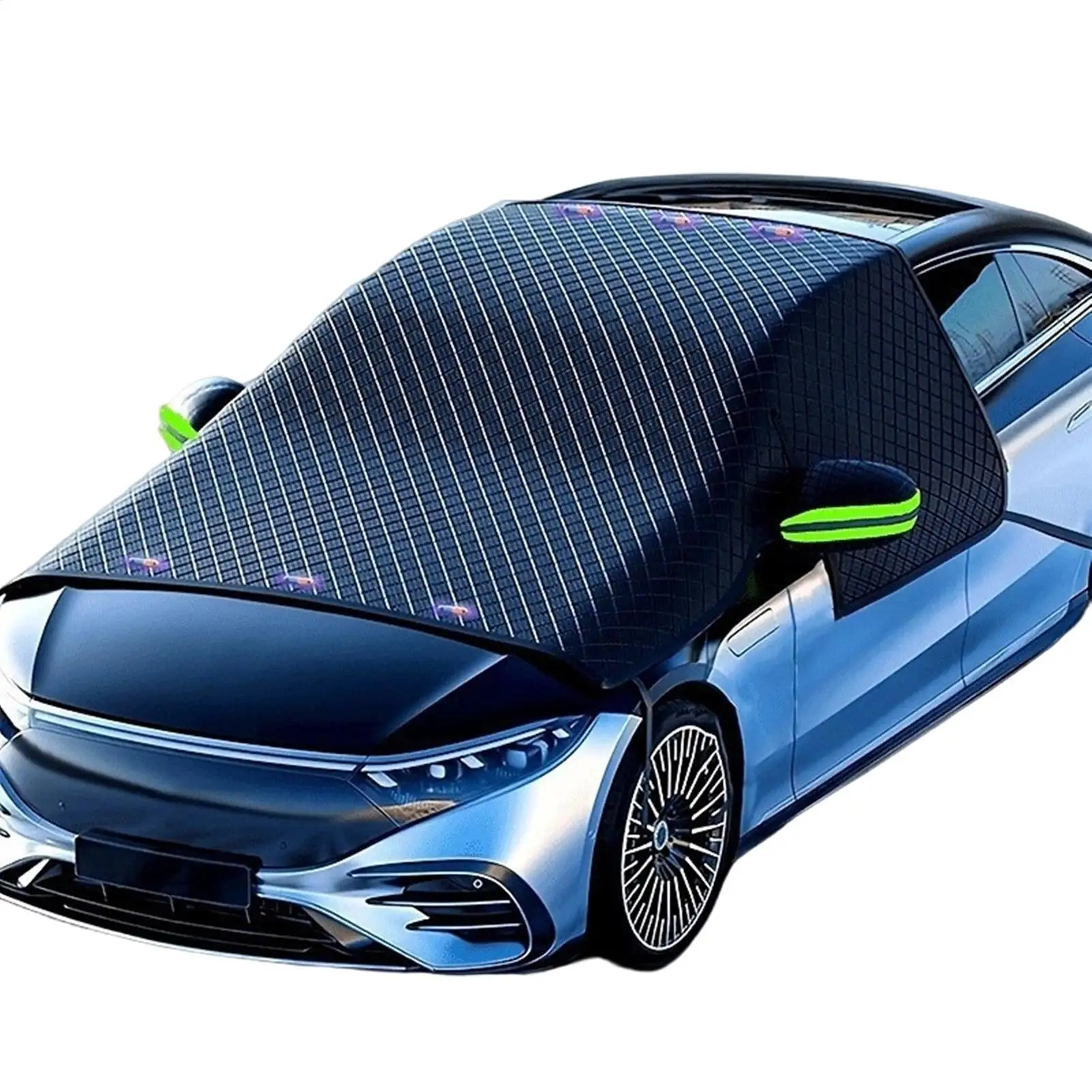 Car Windscreen Sun Shade Foldable UV Protection Anti-Frost Extra Thick Winter Car Windshield Cover For Sedan Hatchback