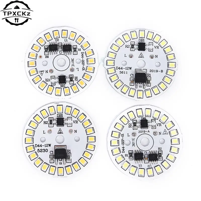 Plaque de source de lumière de technologie circulaire pour ampoule LED, lampe patch, plaque SMD, 220V