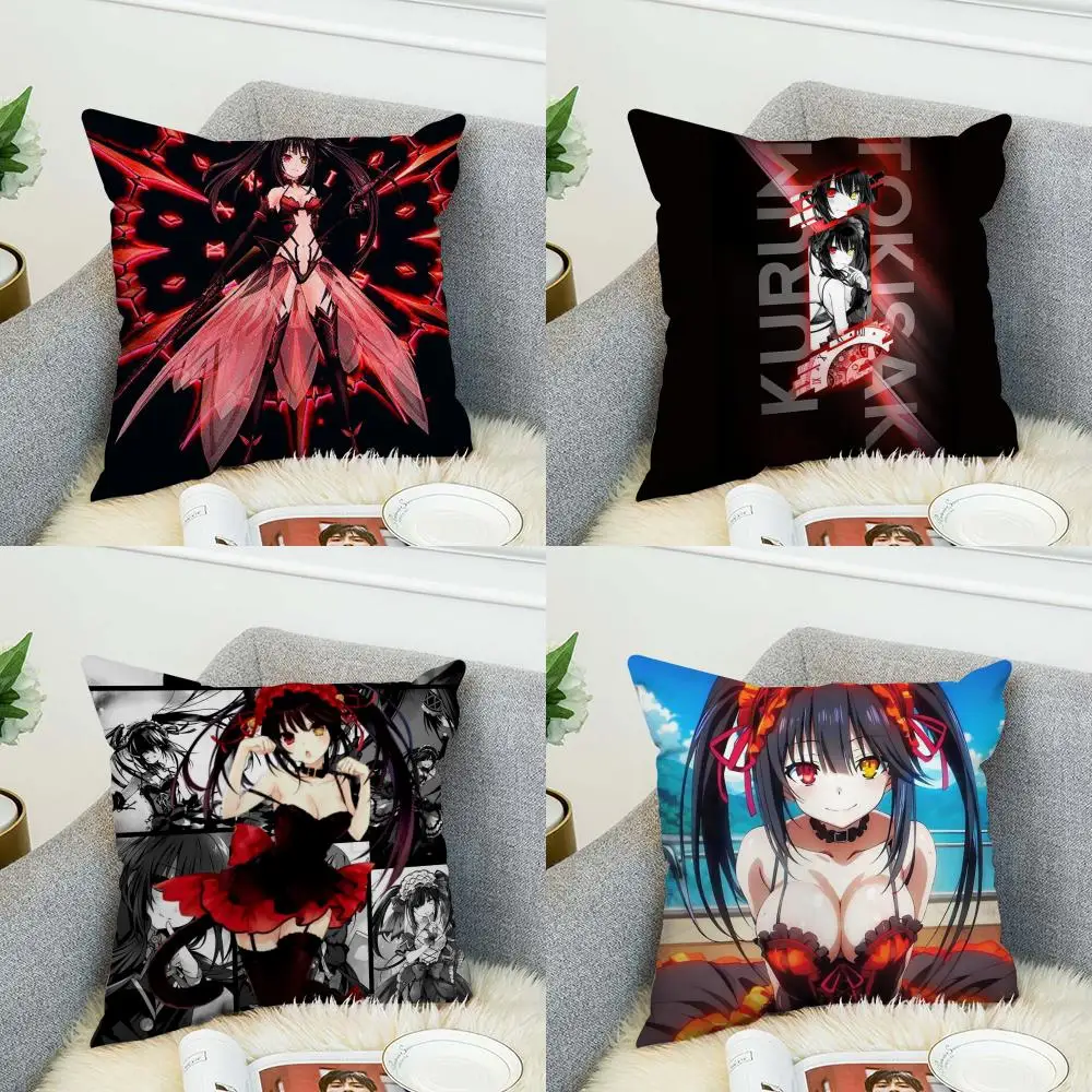 Tokisaki Kurumi Pillow Case For Car Sofa Decorative Home Dou