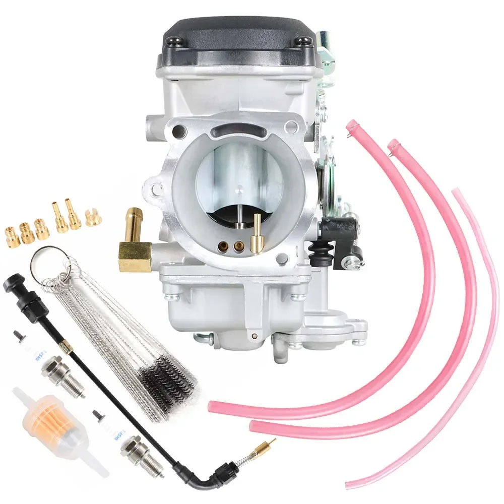 27490-04 170 # Vergaser für 40mm CV 40 XL883 mit Zündkerze/Choke-Kabel 1988 1989 1990 1991 1992-2006 – Detail 2