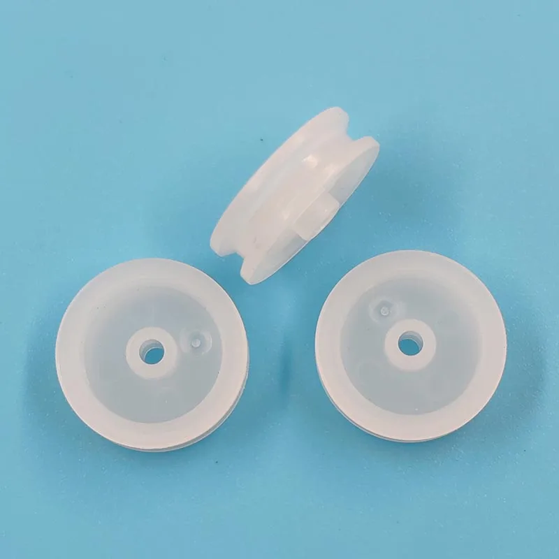 15mm Soft Plastic Pulleys 2*15 Toy Wheels DIY Model Parts P152A