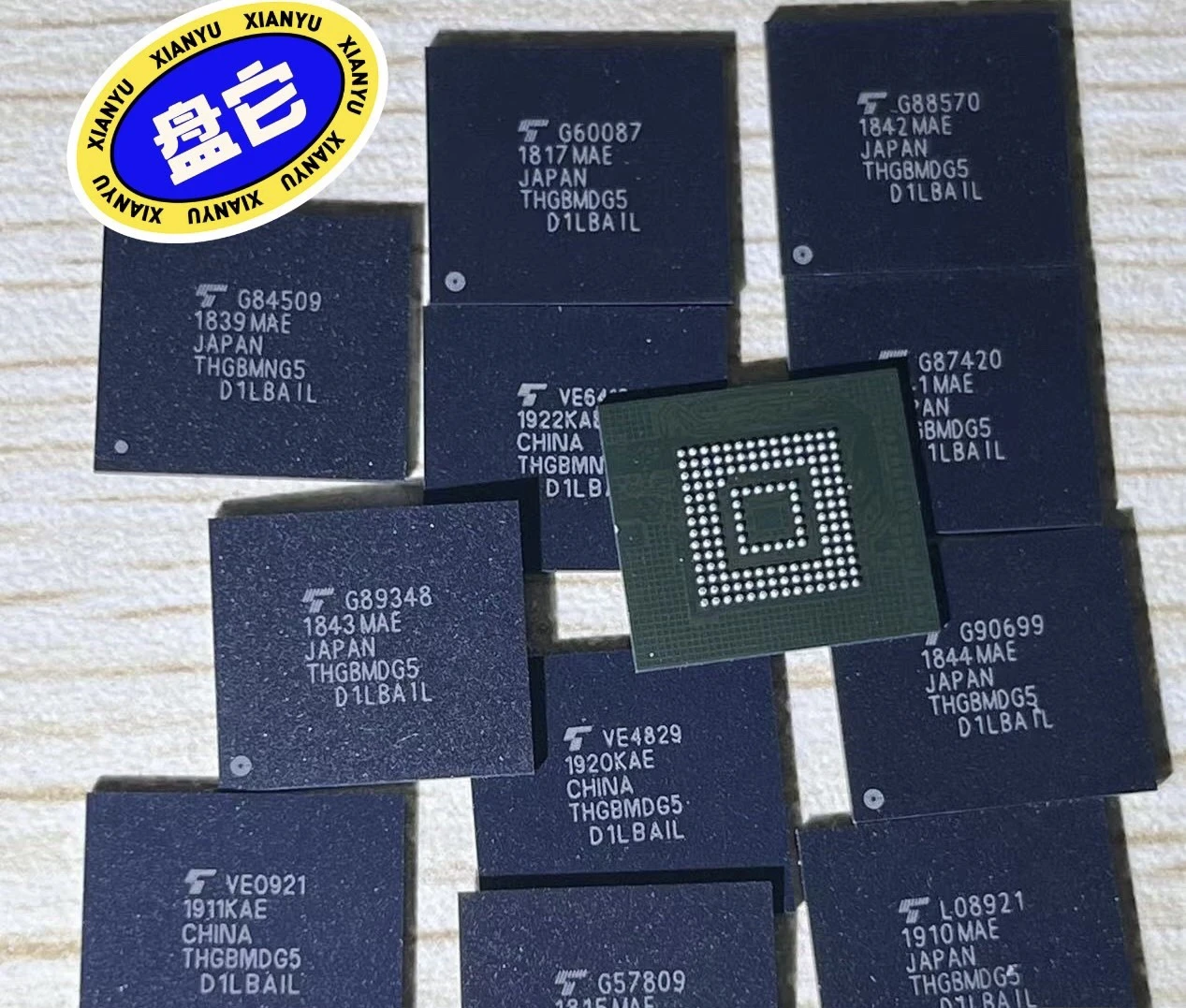 10pcs/New genuine THGBMDG5D1LBAIL 5D1L EMMC font library IC 4G 5.0 memory