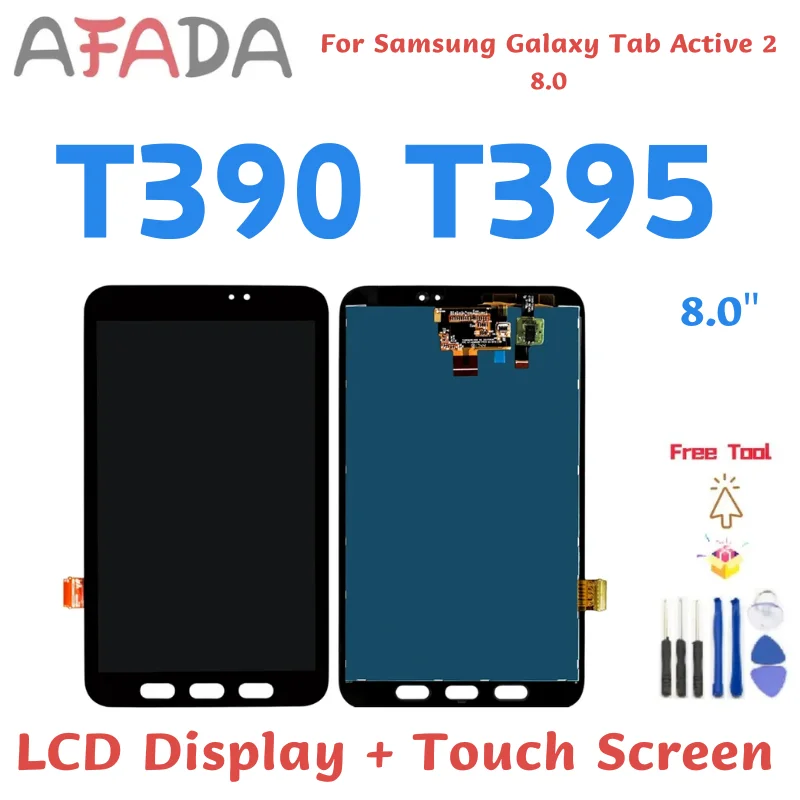 High Quality For Samsung Galaxy Tab Active 2 T390 T395 LCD Display Touch Screen Digitizer For SM-T390 SM-T395 Replacement Part