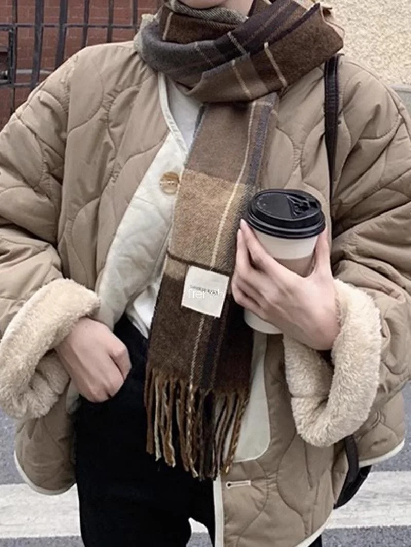 

ROUJE KEFSS Thickened Fleece Lined Double Sided Wear Lamb Fur Baseball Cotton Jacket Winter Outerwear Women's plus Size Coat