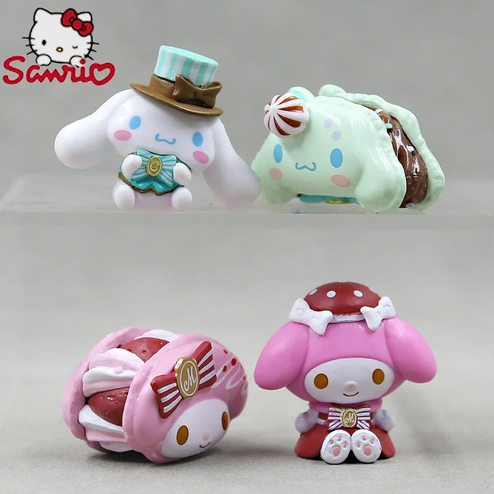 

Hello Kitty Sanrio 4 см фигурка моя мелодия аниме кавайный Коричный курол кошка экшн коллекционные материалы подарки игрушки для детей