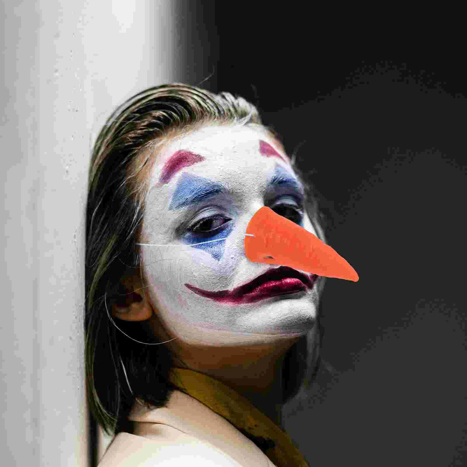 Clown Carota Naso Pupazzo di neve fai da te Puntelli Costume Cosplay Decorativo per artigianato Falso inverno