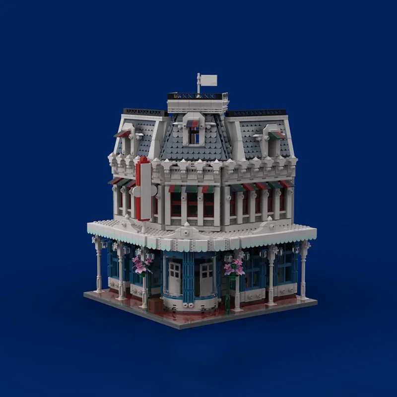 City Street View Model Moc Building Blocks Magic Kingdom House Model Technology Bricks DIY Assembly Toys Construstion Set Gifts